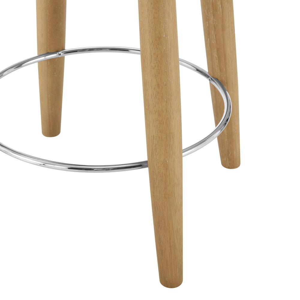 Deandre Boucle Backless Swivel Counter Stool
