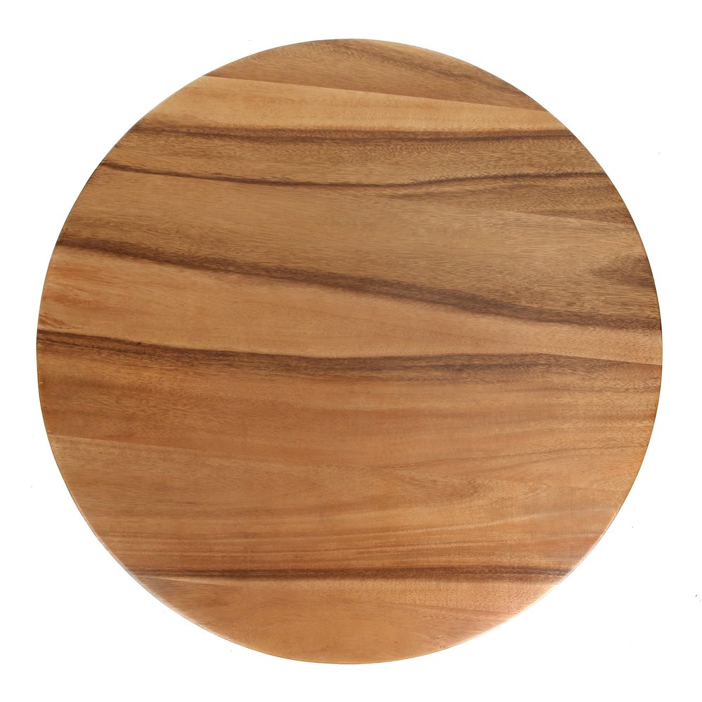 Iris Rattan Coffee Table with Wood Top