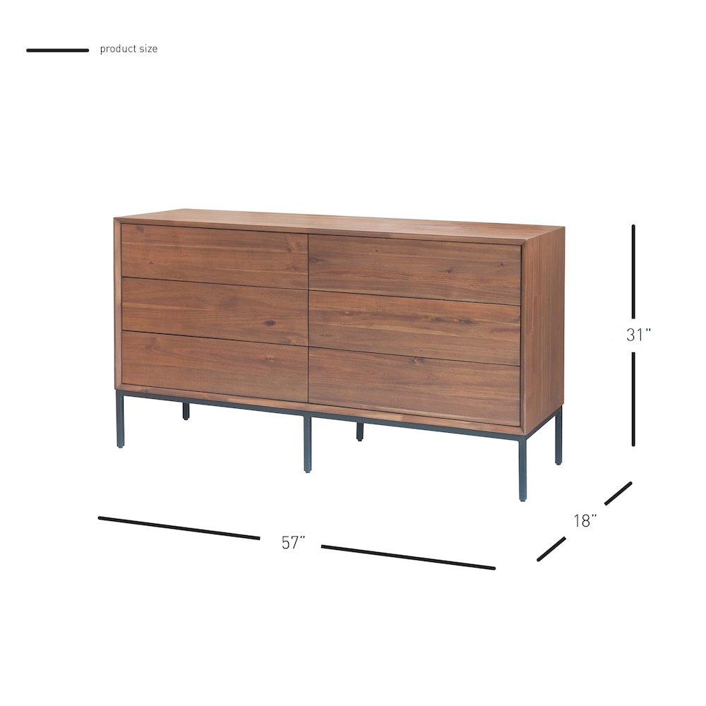 Hathaway 6-Drawer Dresser