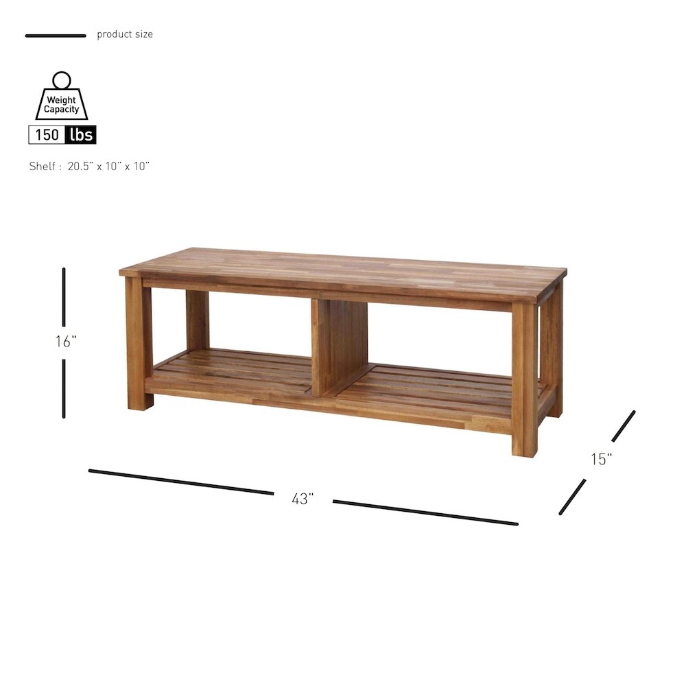 Tiburon TV Bench
