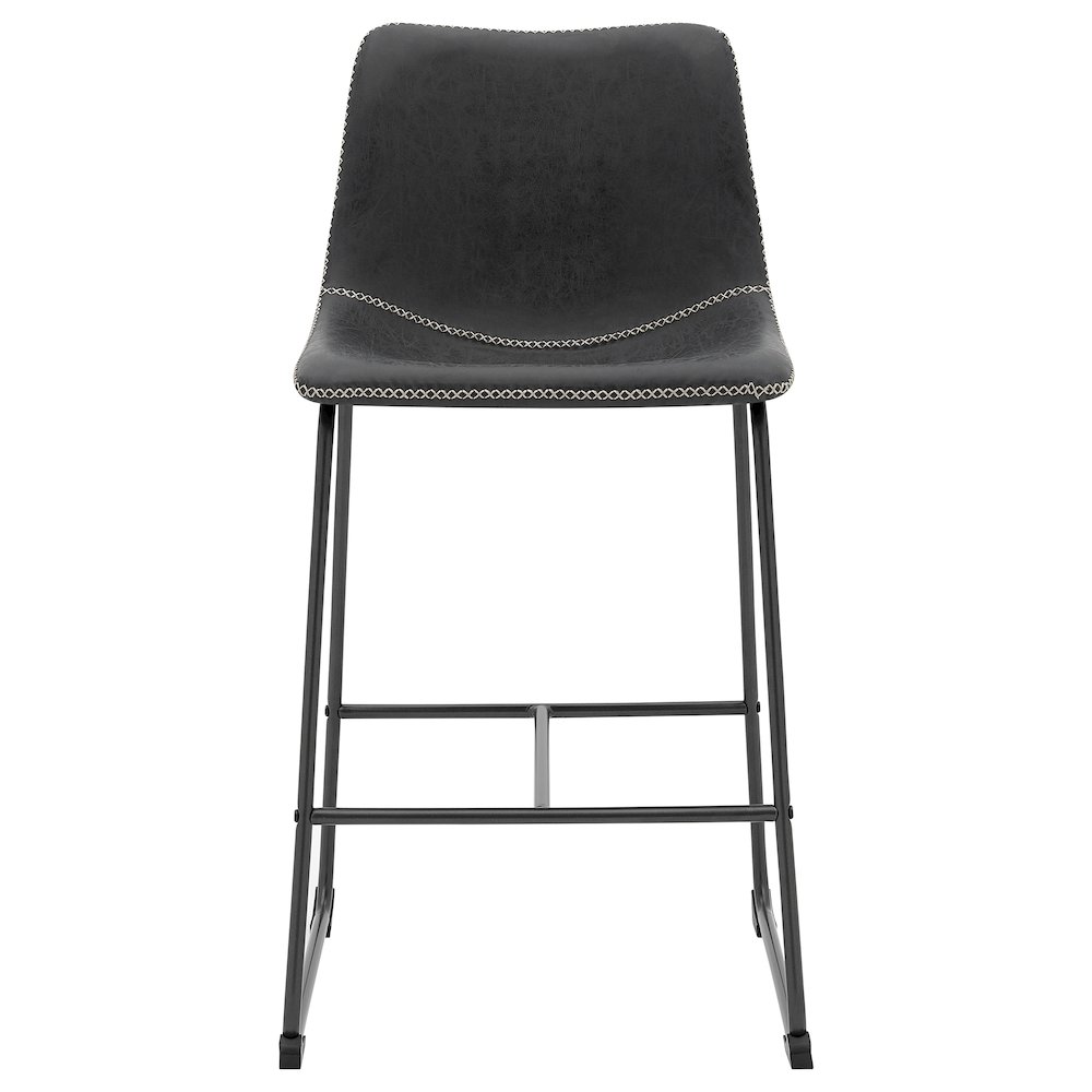 Vesta Faux Leather Counter Stool