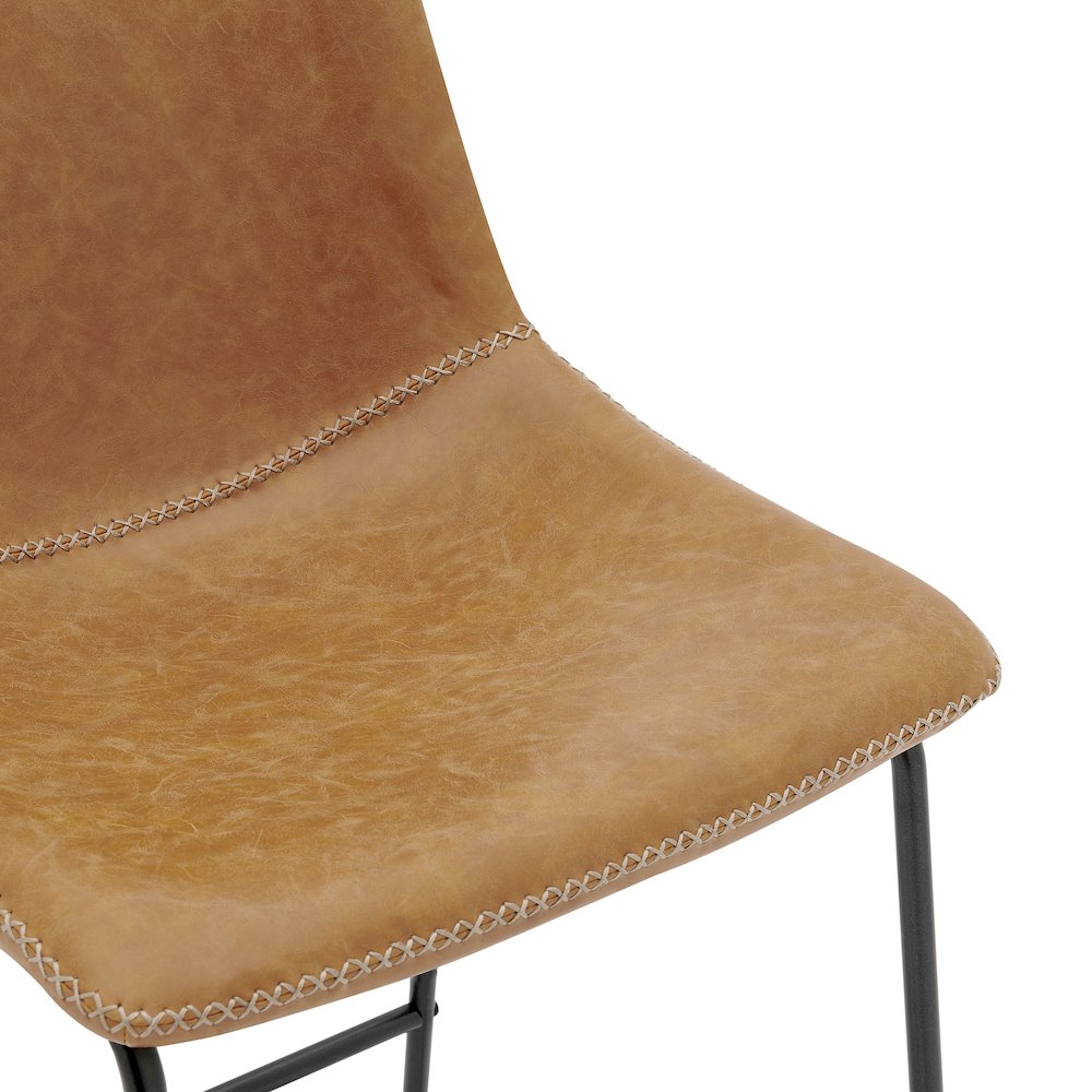 Vesta Faux Leather Counter Stool