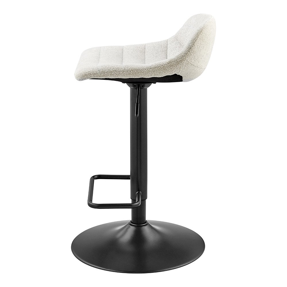 Koa Boucle Gaslift Swivel Bar Stool