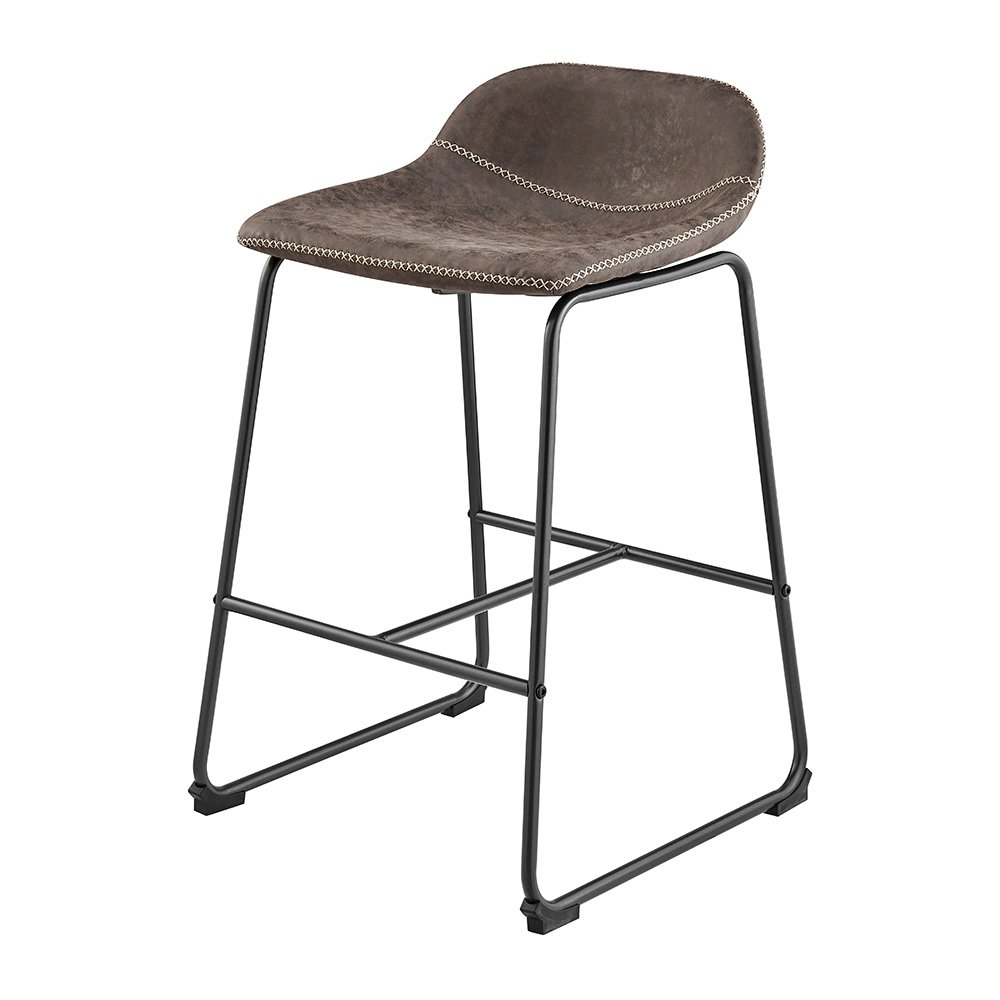 Leighton Faux Leather Counter Stool