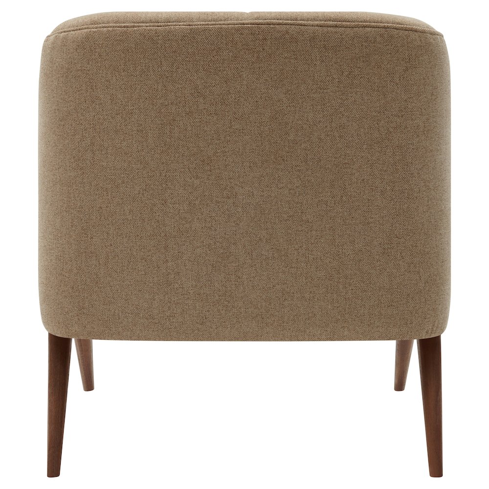 Florence Fabric Accent Chair Brown Legs