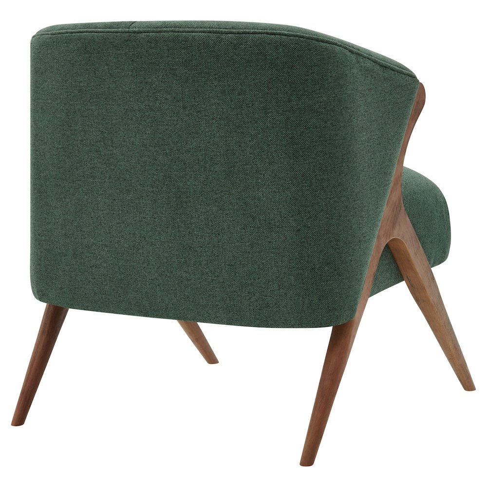 Florence Fabric Accent Chair Brown Legs