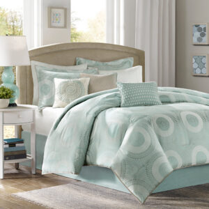 Baxter 7 Piece Jaquard Comforter Set from Madison Park in  Seafoam/Sage. Baxter 7 Piece Jaquard Comforter Set from Madison Park in  Seafoam/Sage. Baxter 7 Piece Jaquard Comforter Set from Madison Park in  Seafoam/Sage. Baxter 7 Piece Jaquard Comforter Set from Madison Park in  Seafoam/Sage. Baxter 7 Piece Jaquard Comforter Set from Madison Park in  Seafoam/Sage.