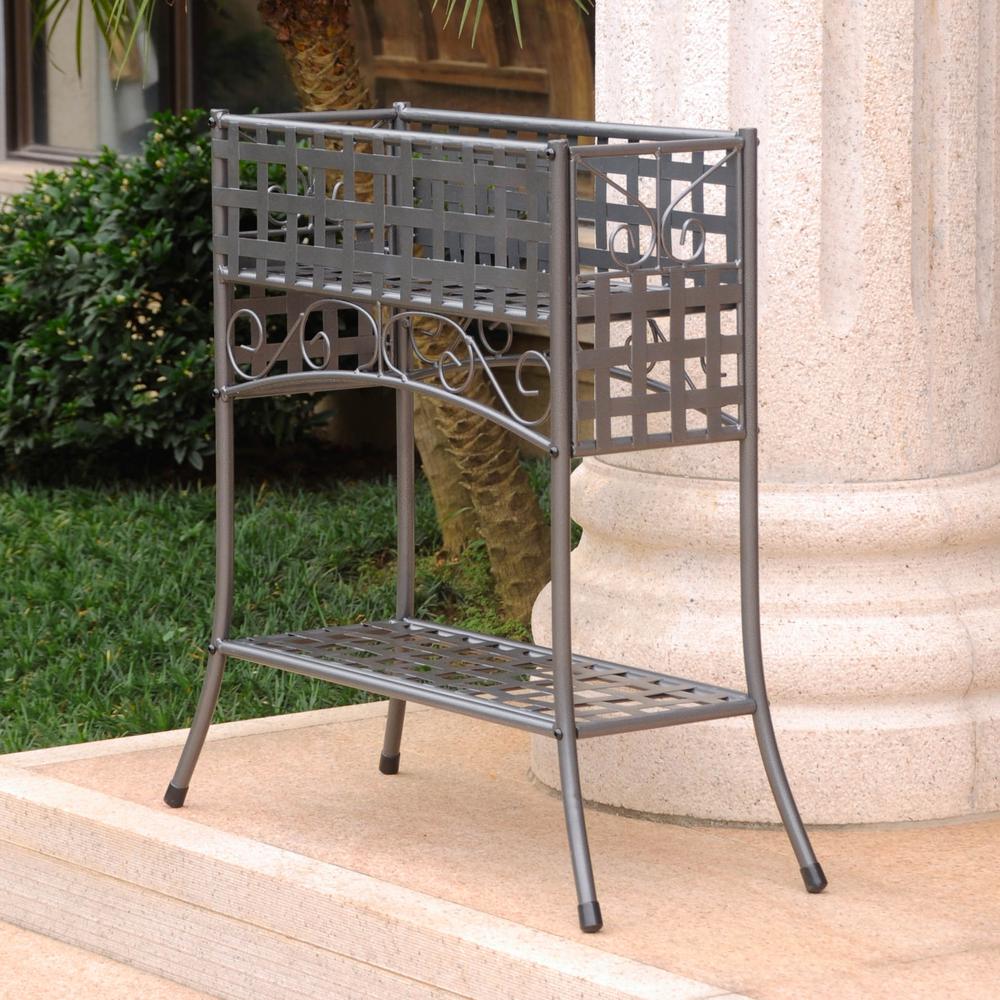 Mandalay Rectangular Iron Plant Stand