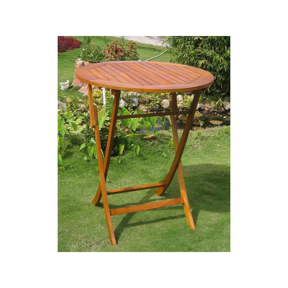 Royal Tahiti Outdoor 36″ Bar Height Round Folding Table