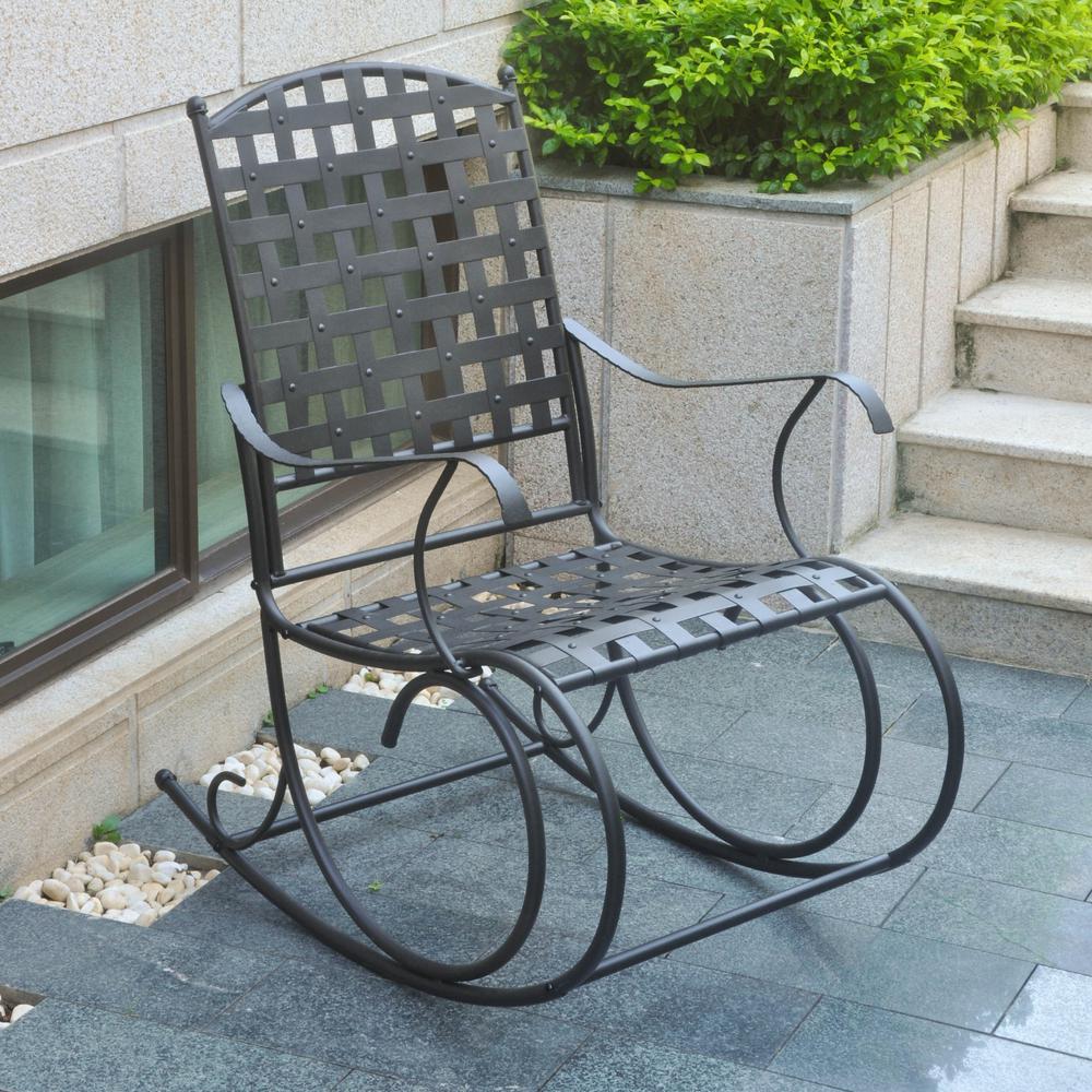 Santa Fe Iron Nailhead Rocker