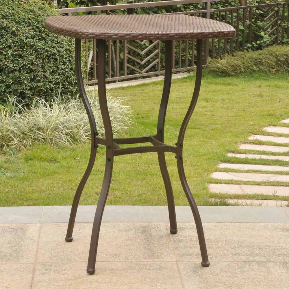 Valencia Resin Wicker/Steel Bar Height Table