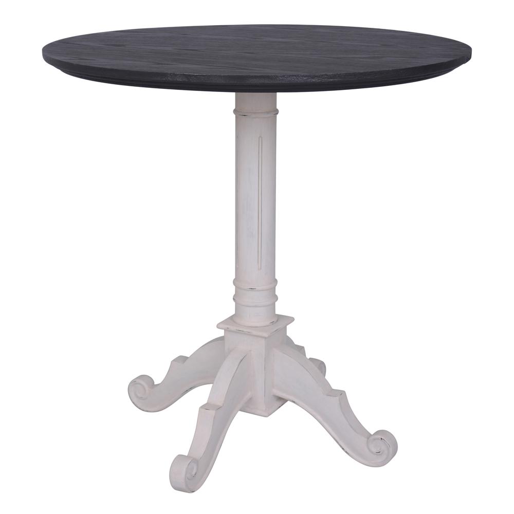 Ashbury Pedestal Base Table Antique White