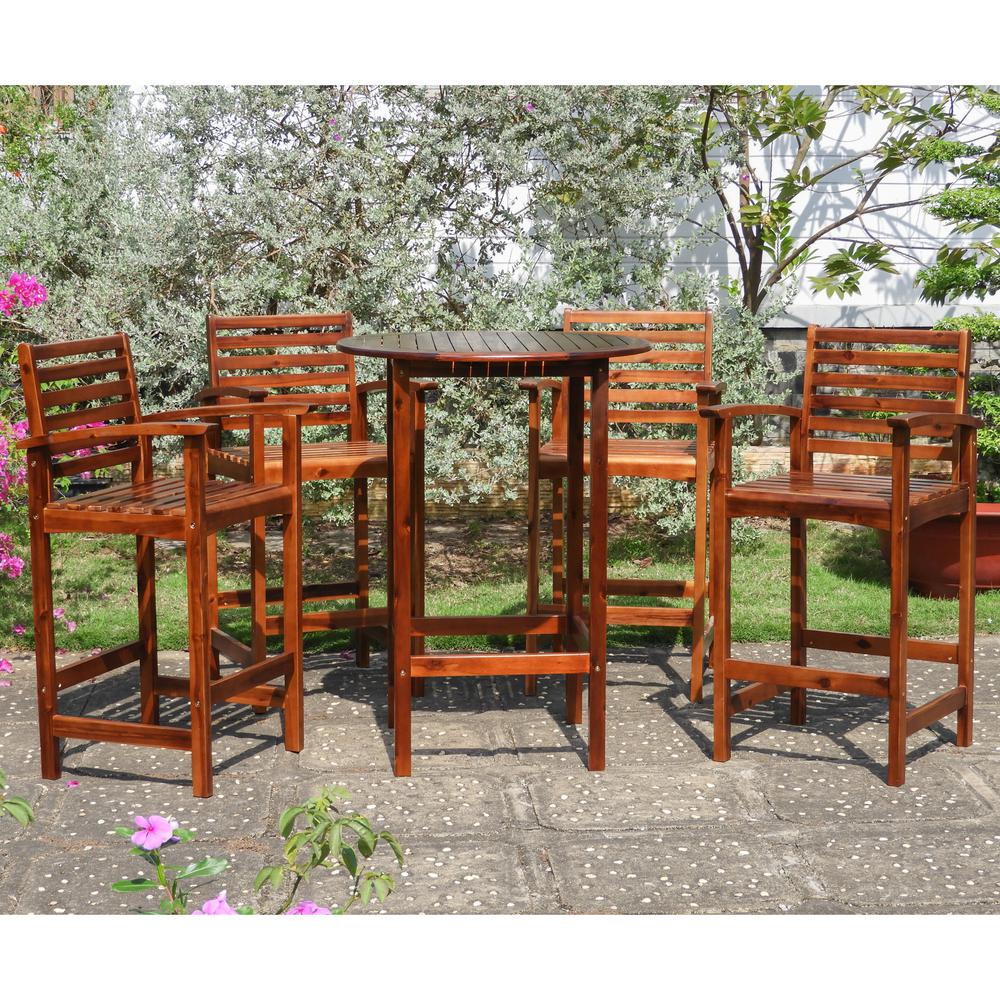 Highland Outdoor Bar Height Dining Set