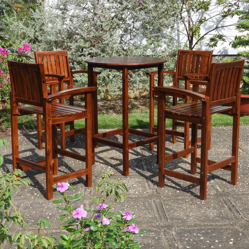 Highland Outdoor Bar Height Dining Set
