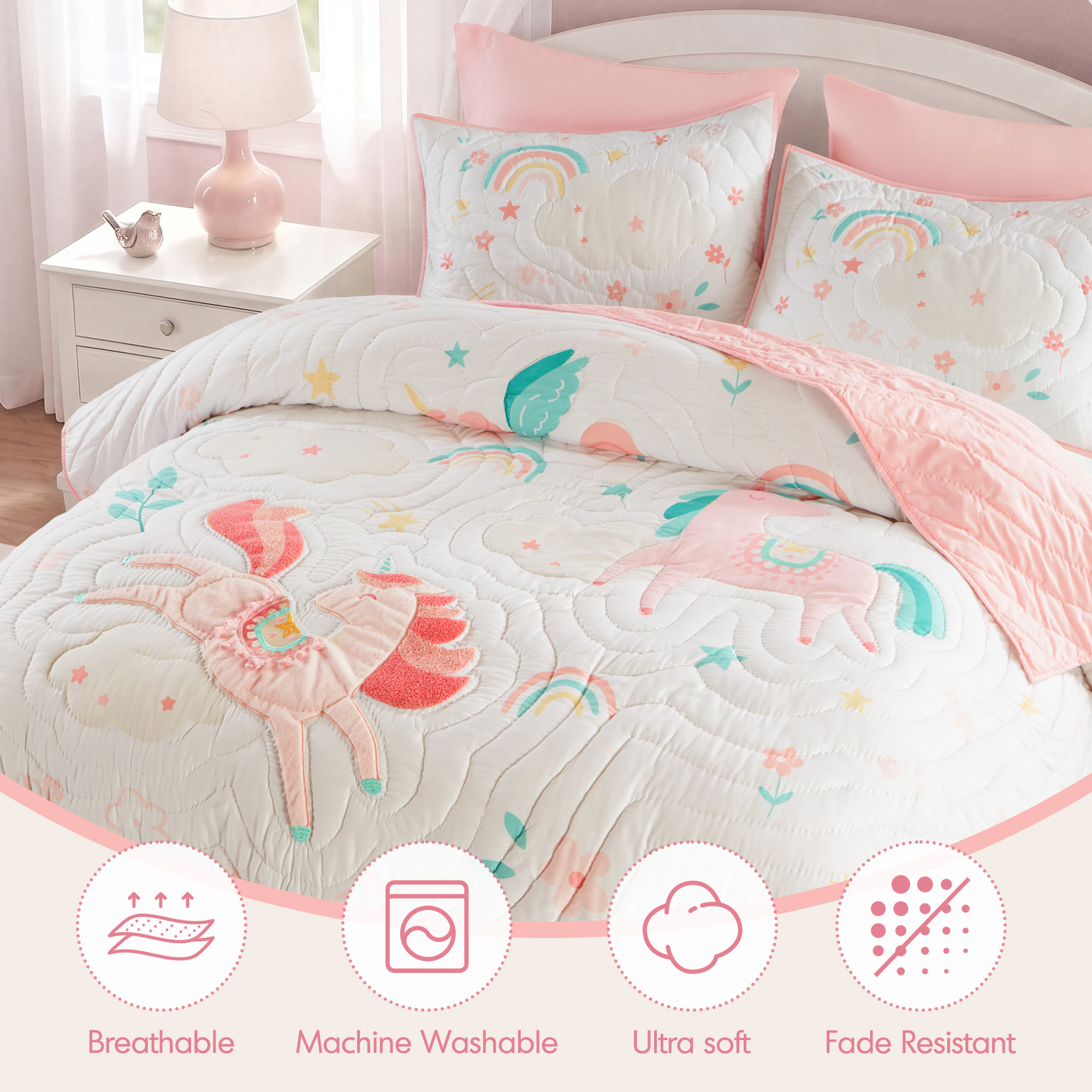 Unicorn Dream Quilt Set