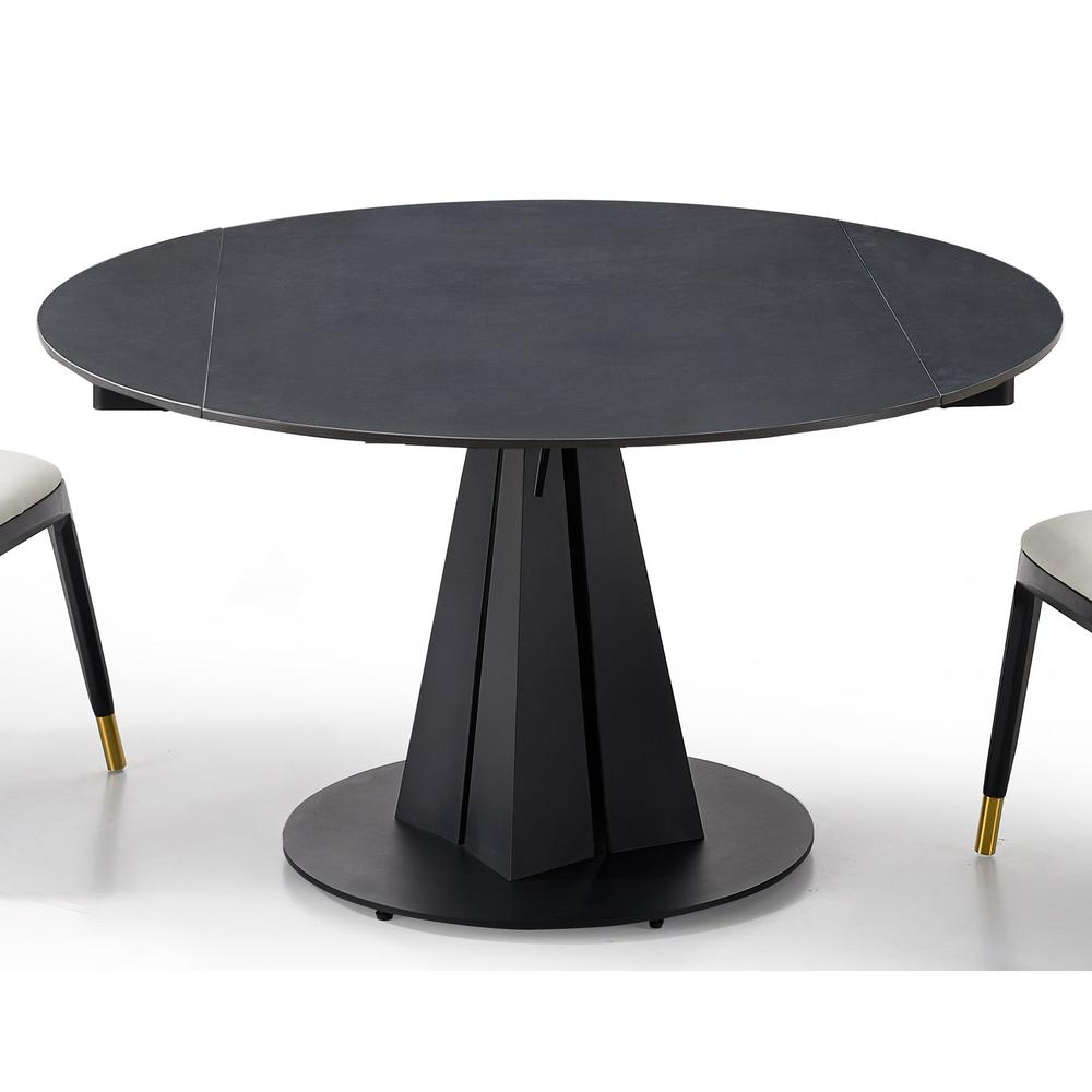Sintered Stone Dining Table With Solid Steel Legs