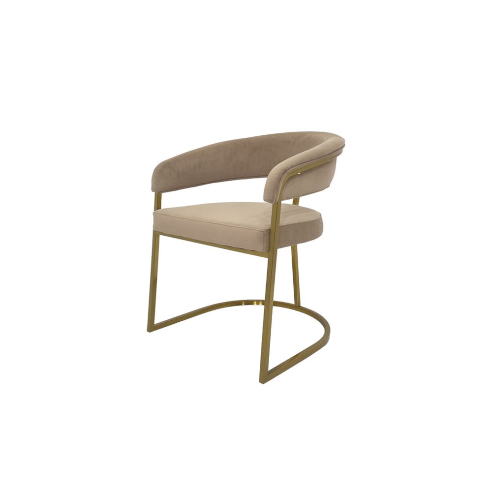 Set of 2 Boucle Swivel Dining Chair