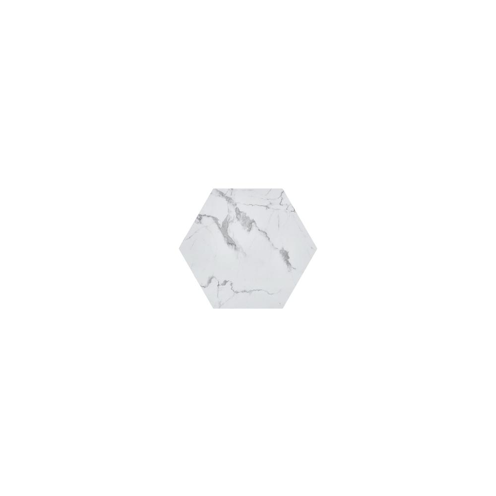 Hexagon MDF Coffee Table in White