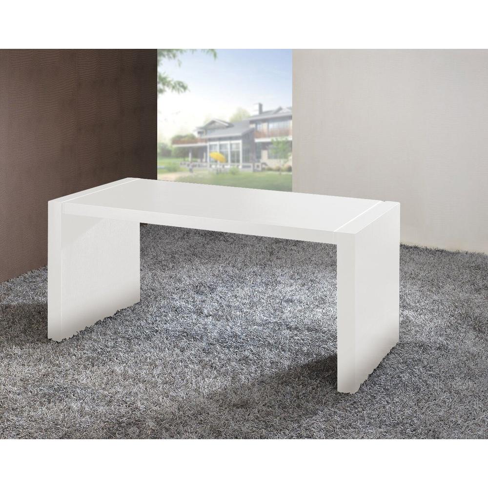 White Lacquer Computer Desk 62X28X30
