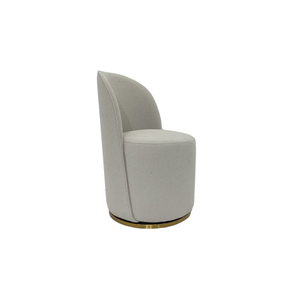 Set of 2 Dining Chair with PU Seat and Matte Silver Legs