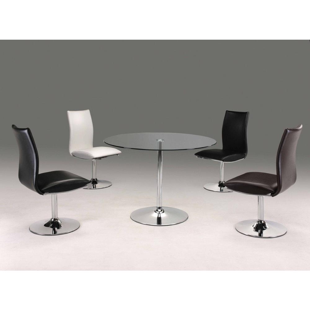 42″Rd Clear Table