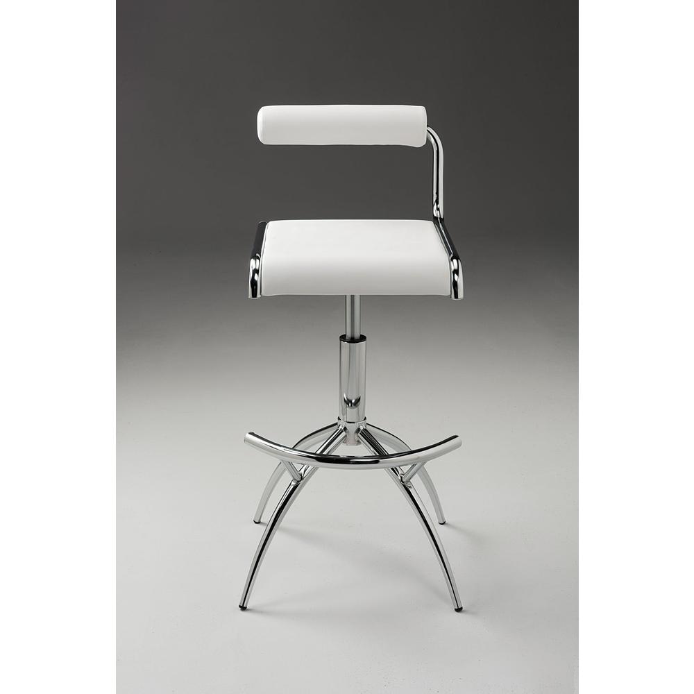 Pu Barstool W/ Chrome Legs