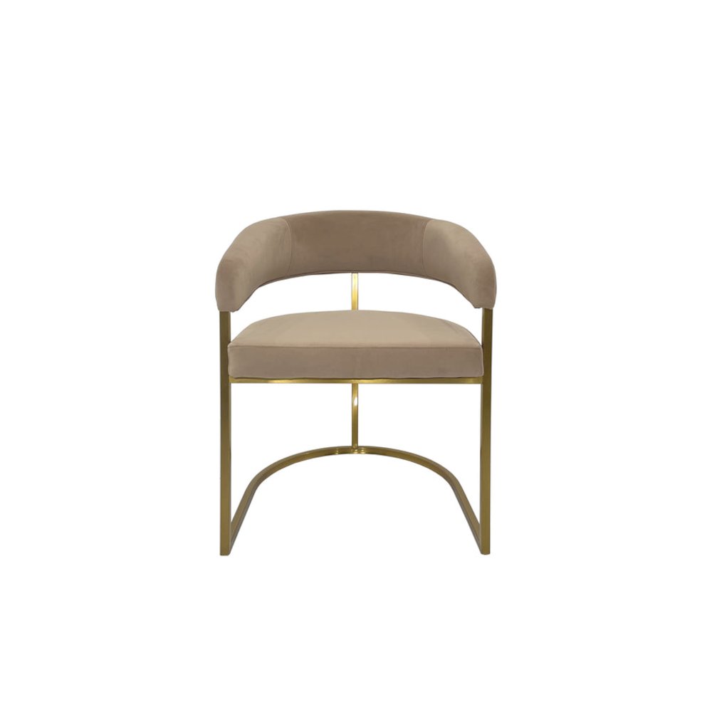 Set of 2 Boucle Swivel Dining Chair