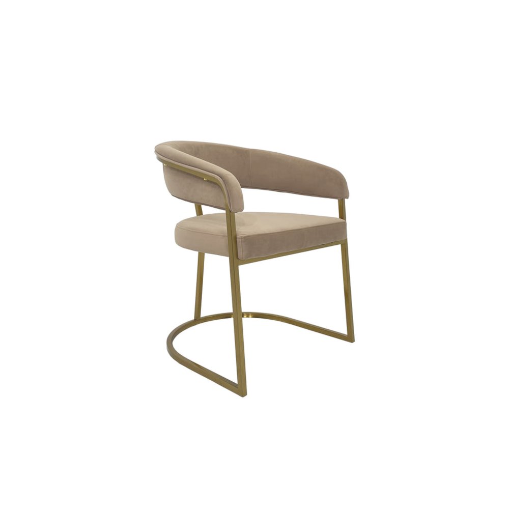 Set of 2 Boucle Swivel Dining Chair