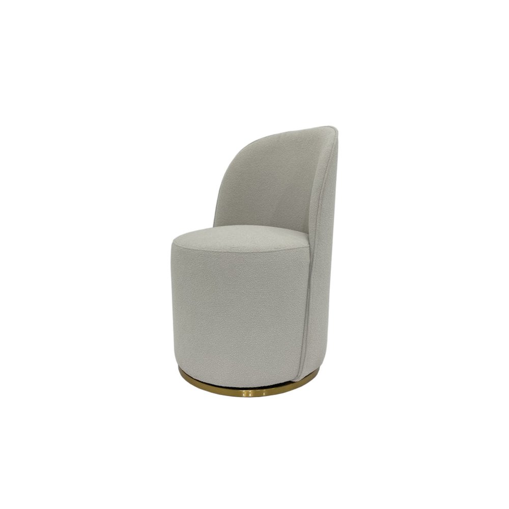 Set of 2 Dining Chair with PU Seat and Matte Silver Legs