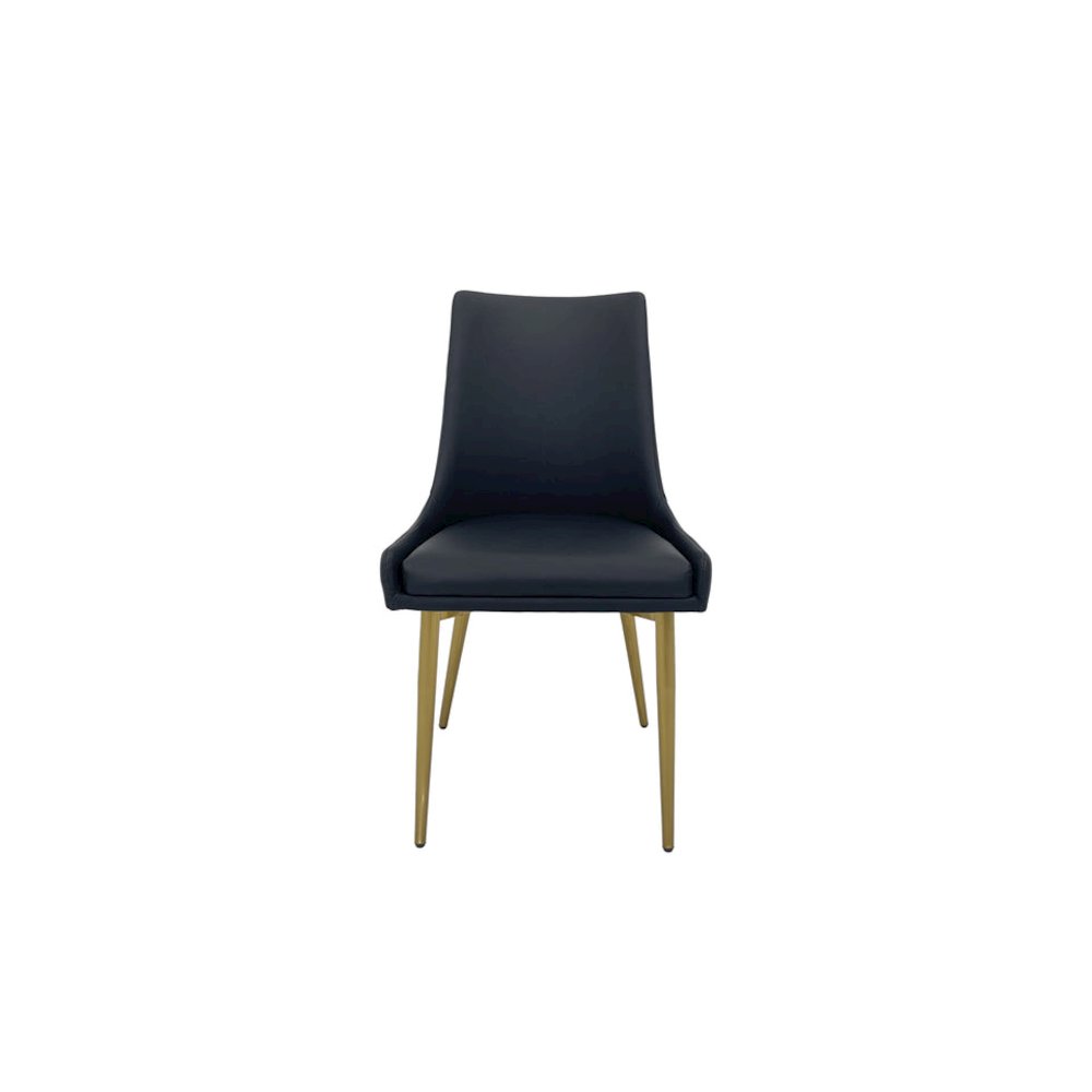 White Marble End Table with Matte Gold Base