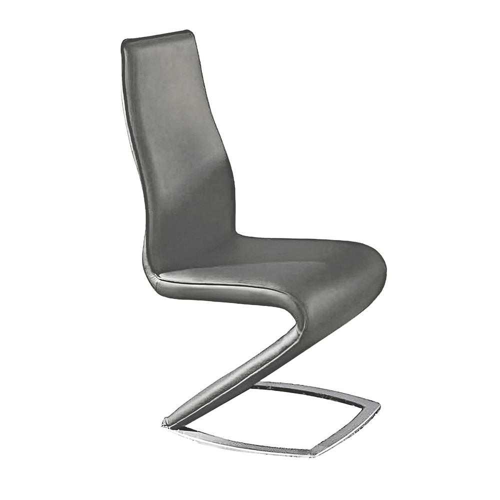 18″X24″X41″ High Back Chair W/ Chrome Base