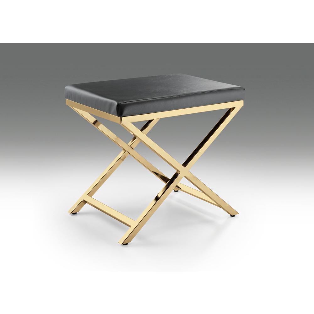 Chair with gold base