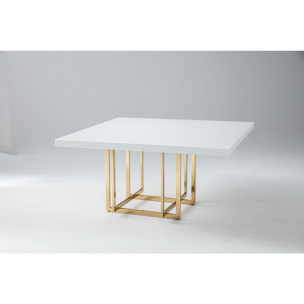 Sq Lacquer W/ Glass Top