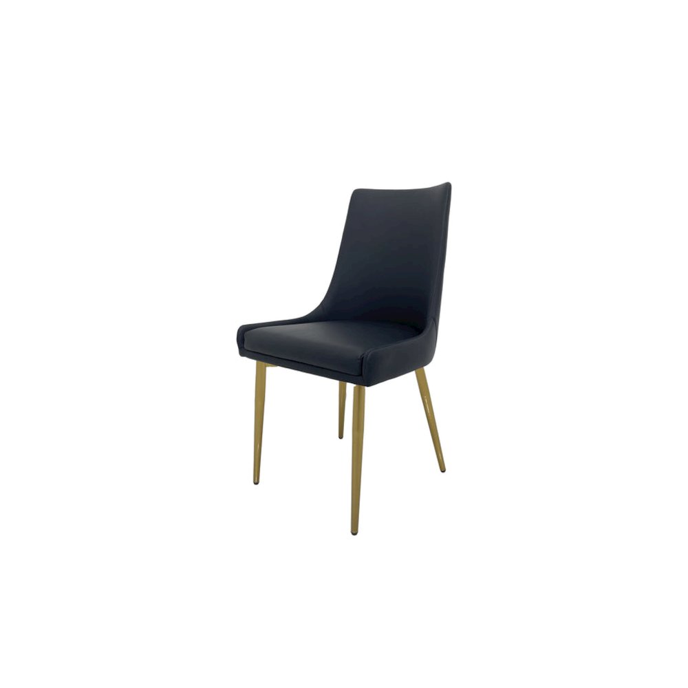 White Marble End Table with Matte Gold Base