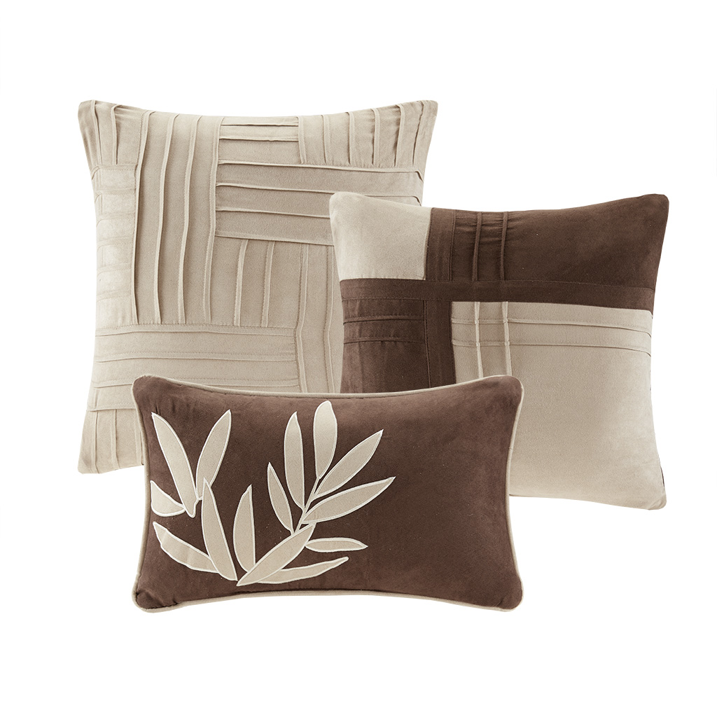 Dune 7 Piece Faux Suede Comforter Set