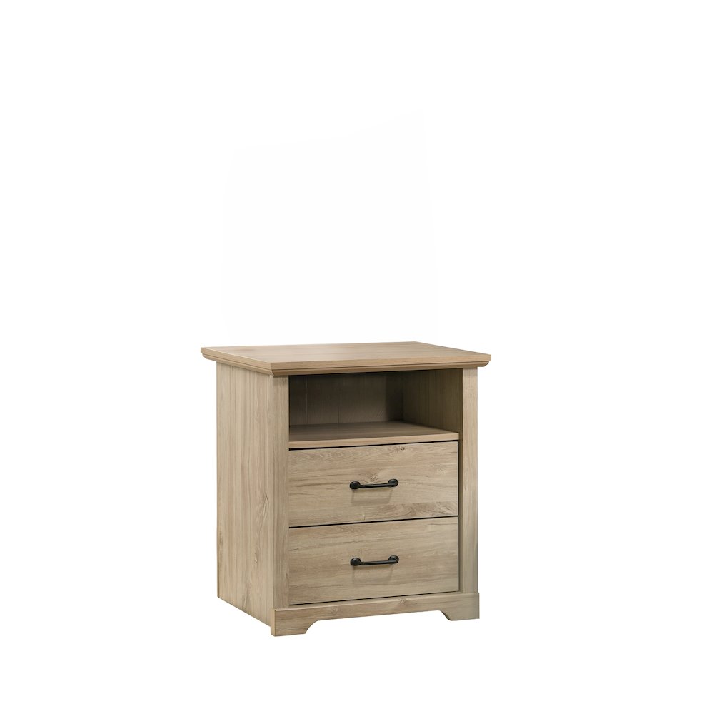 3-Piece Light Oak Bedroom Set with 6-Drawer Dresser