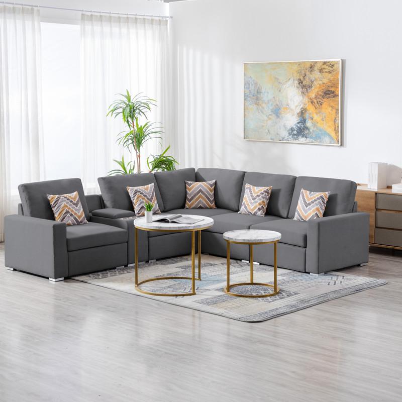 Storage Console Table and Pillows and Interchangeable Legs