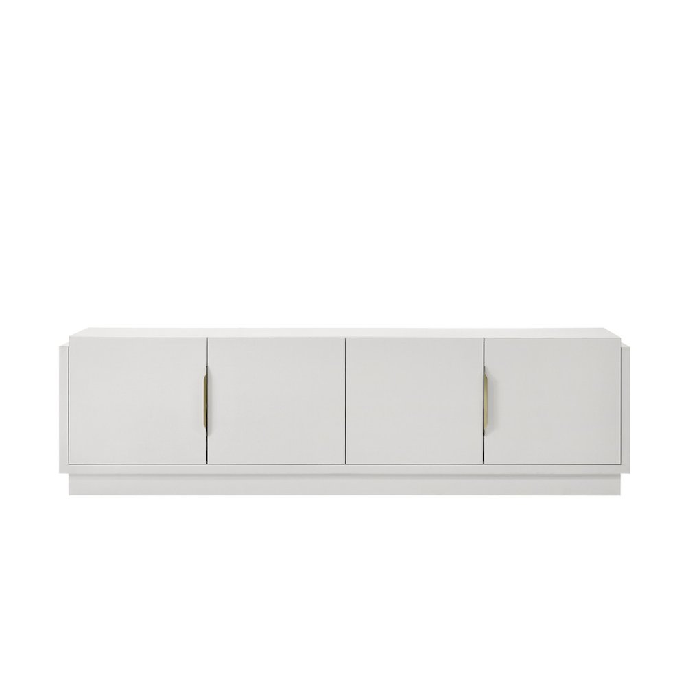 Palmer 70″W White 4-Door TV Stand