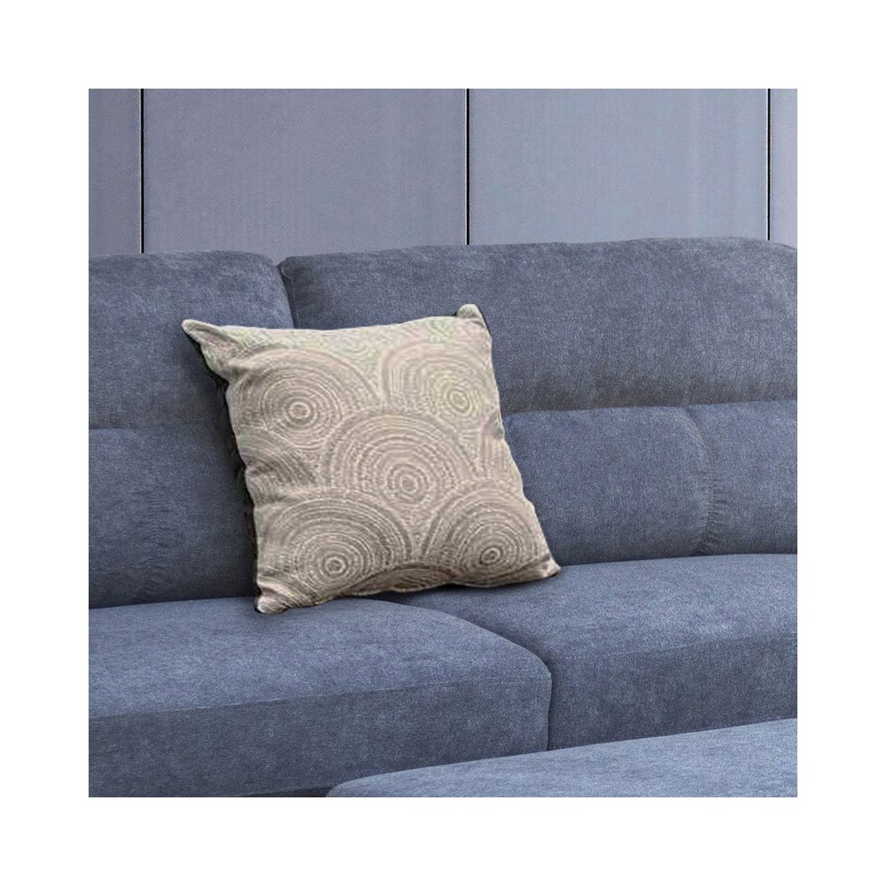 Gray Fabric Sectional Sofa with Right Facing Chaise