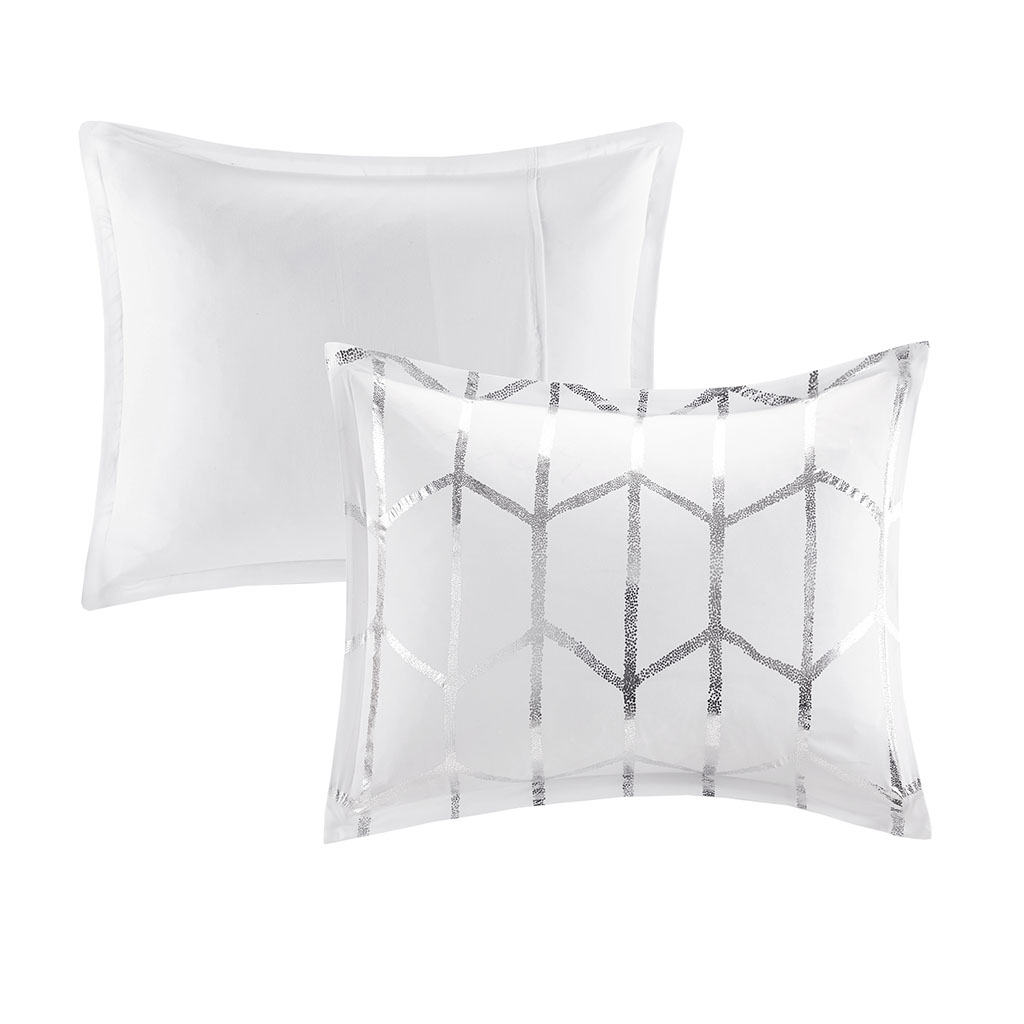 Raina Metallic Printed Comforter Set