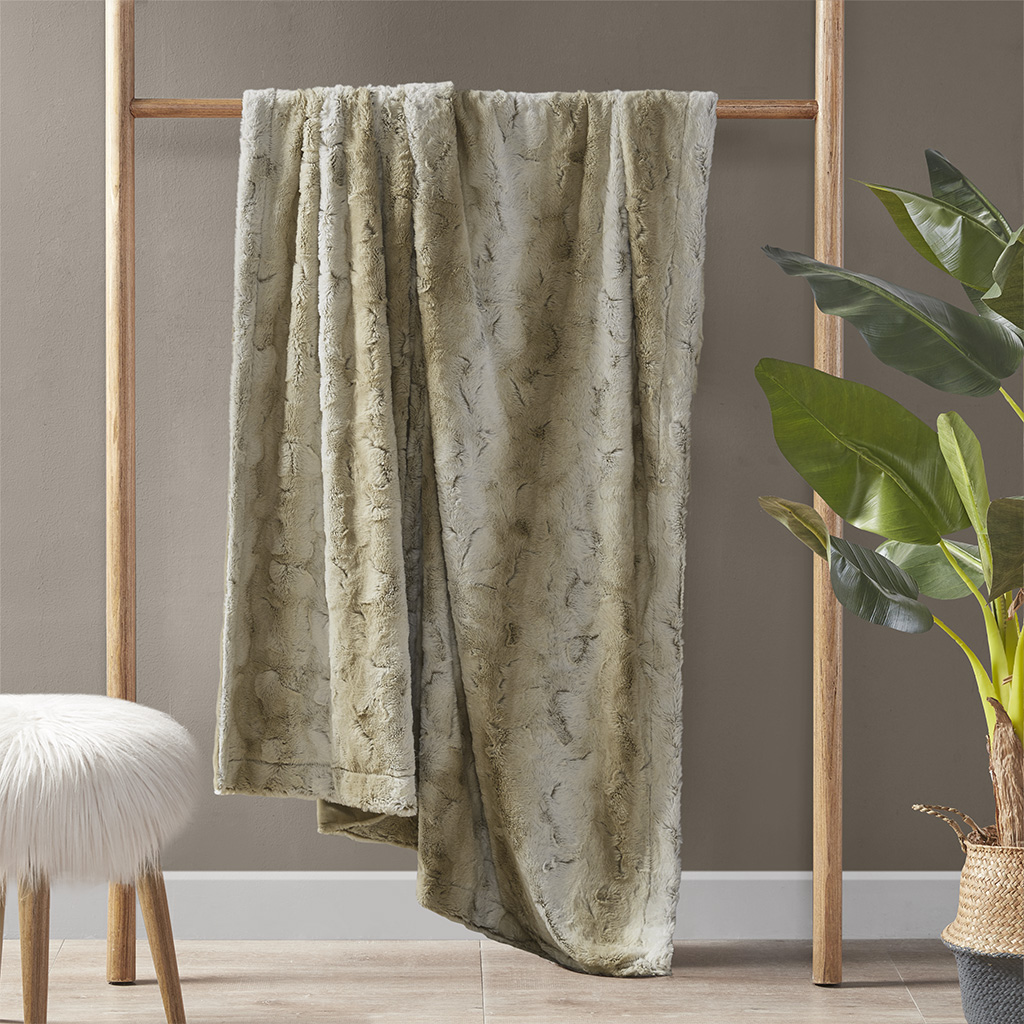 Zuri Oversized Faux Fur Throw