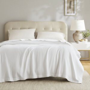 100% Certified Egyptian Cotton Blanket from Madison Park in White. 100% Certified Egyptian Cotton Blanket from Madison Park in White. 100% Certified Egyptian Cotton Blanket from Madison Park in White. 100% Certified Egyptian Cotton Blanket from Madison Park in White. 100% Certified Egyptian Cotton Blanket from Madison Park in White.