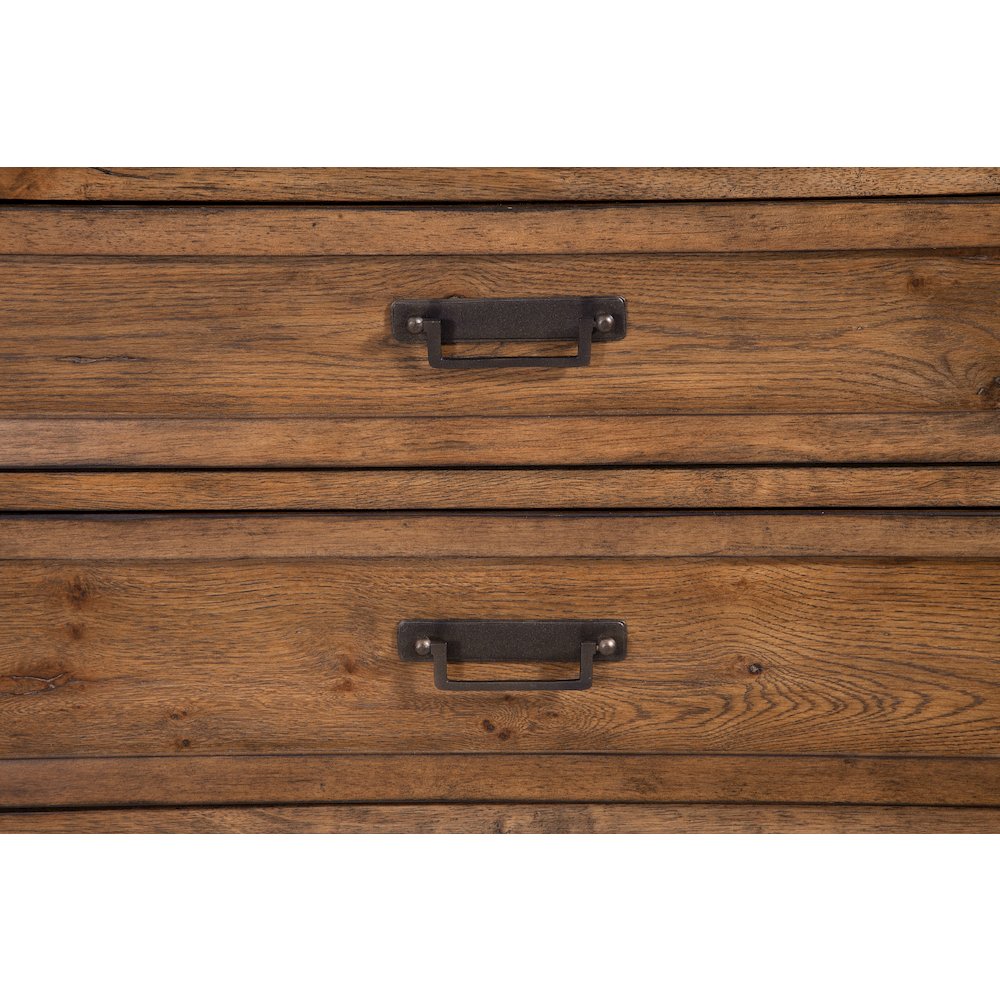 Oakdale 2-Drawer Nightstand – Honey Oak