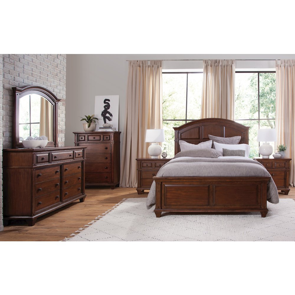 Sedona 3-Drawer Nightstand – Cinnamon Cherry