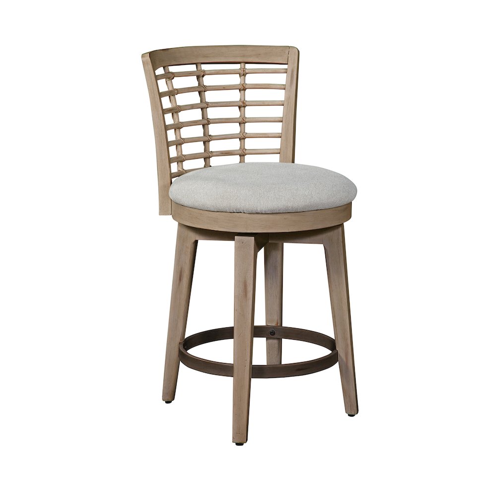 Beach Comber Counter Height Swivel Stool – Brown
