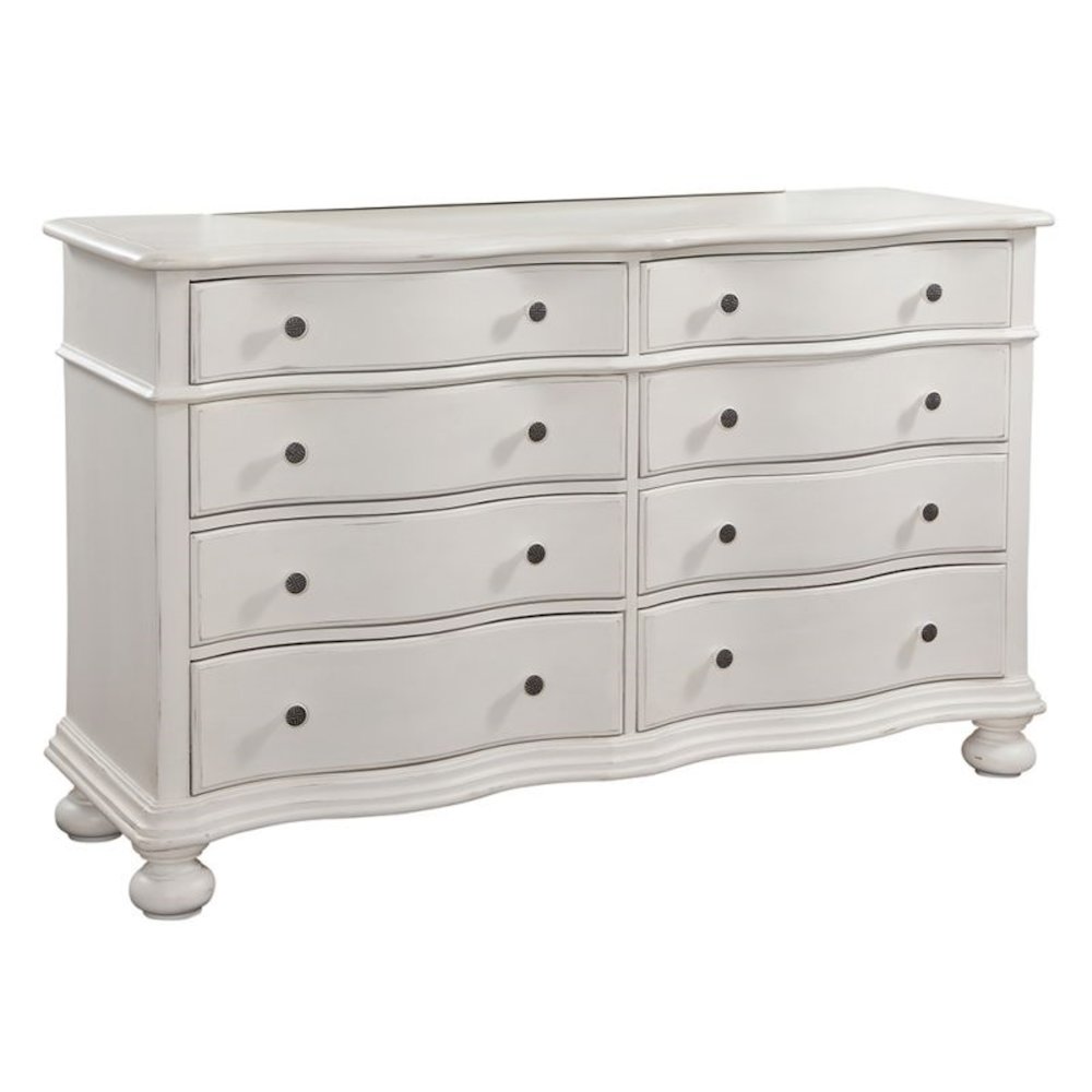 Rodanthe 8-Drawer Dresser – Dove White