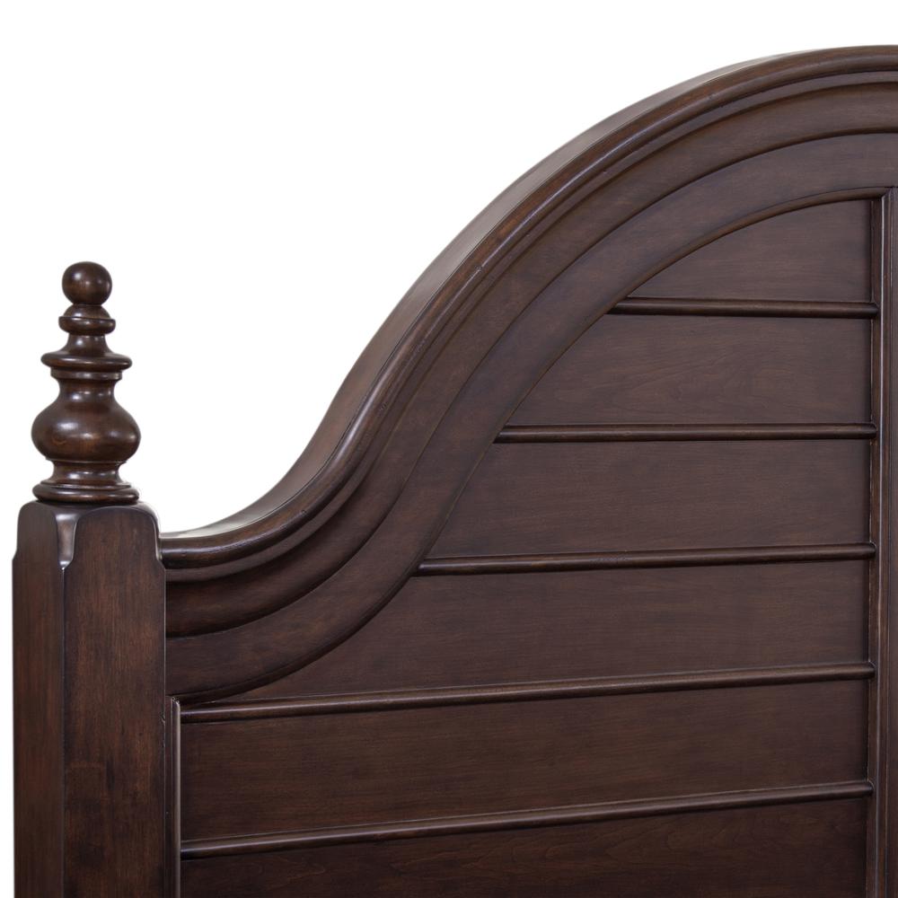 Rodanthe 6/6 Poster Headboard – Cherry Brunette