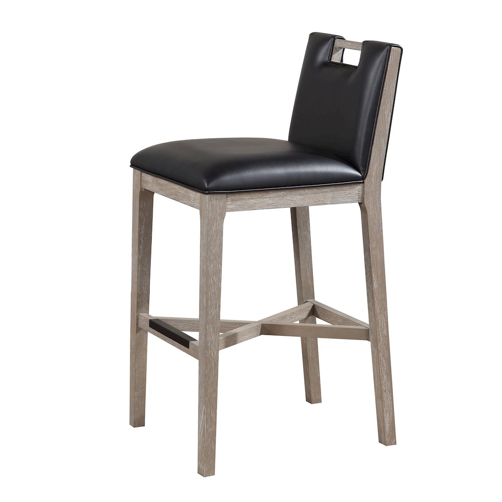 Jakarta 30″ Stool – Driftwood Grey