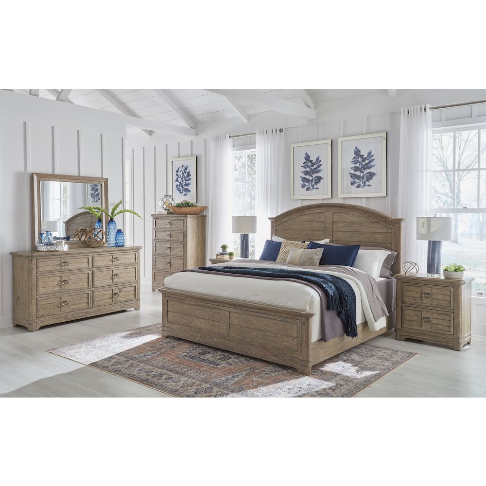 Meadowbrook 2-Drawer Nightstand – Sand