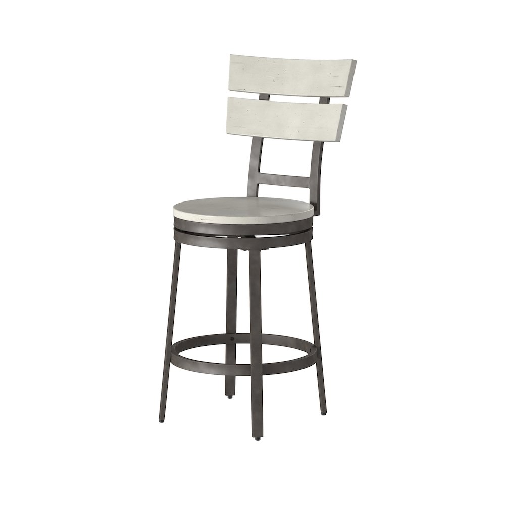 Wilson 24″ Swivel Stool – Middle Gray